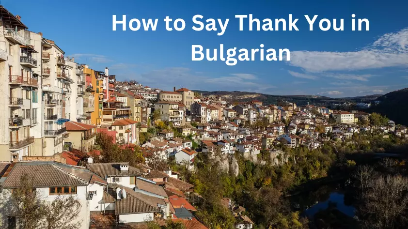 Thank You in Bulgarian