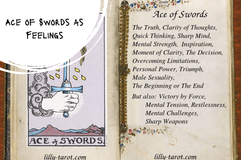 Ace of Swords as Feelings