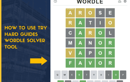 try hard guides wordle Solver Tool