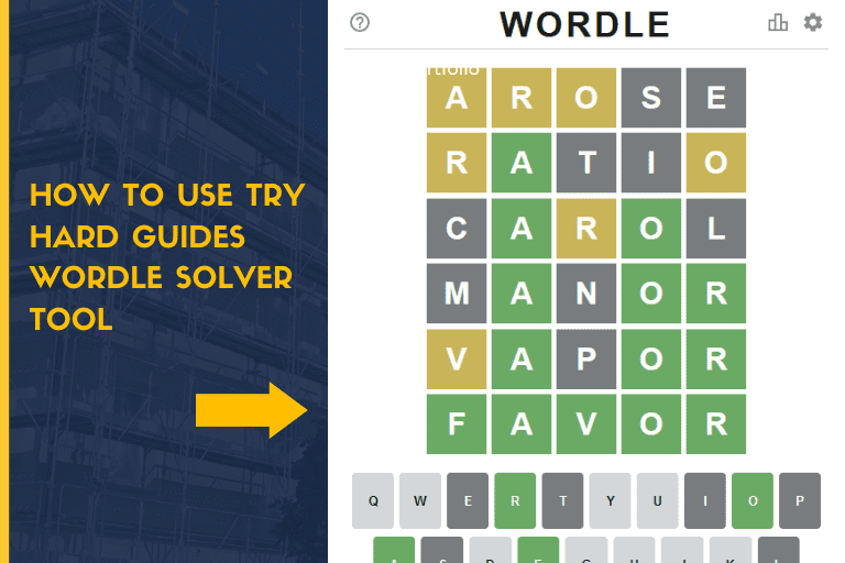 How to Use Try Hard Guides Wordle Solver Tool