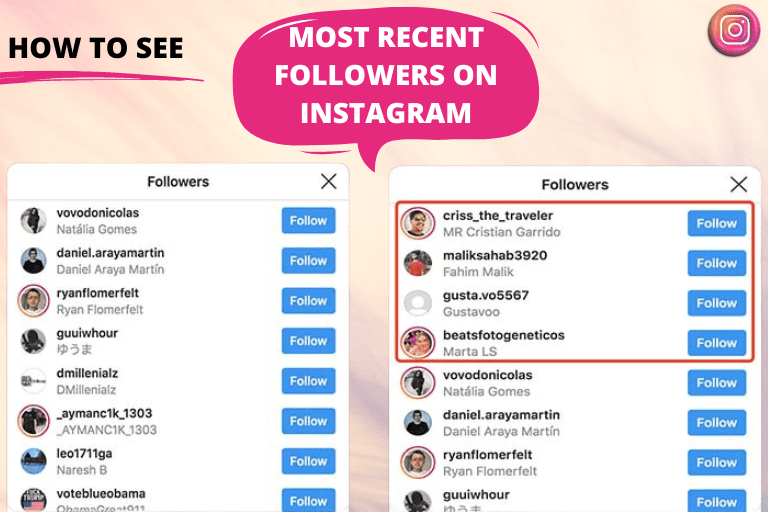 How to See Someone’s Most Recent Followers on Instagram?