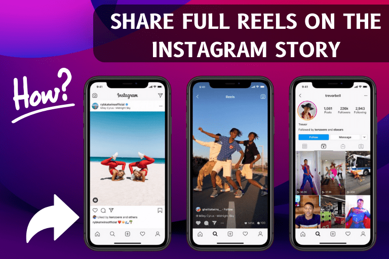 How to Share Full Reels on the Instagram Story?