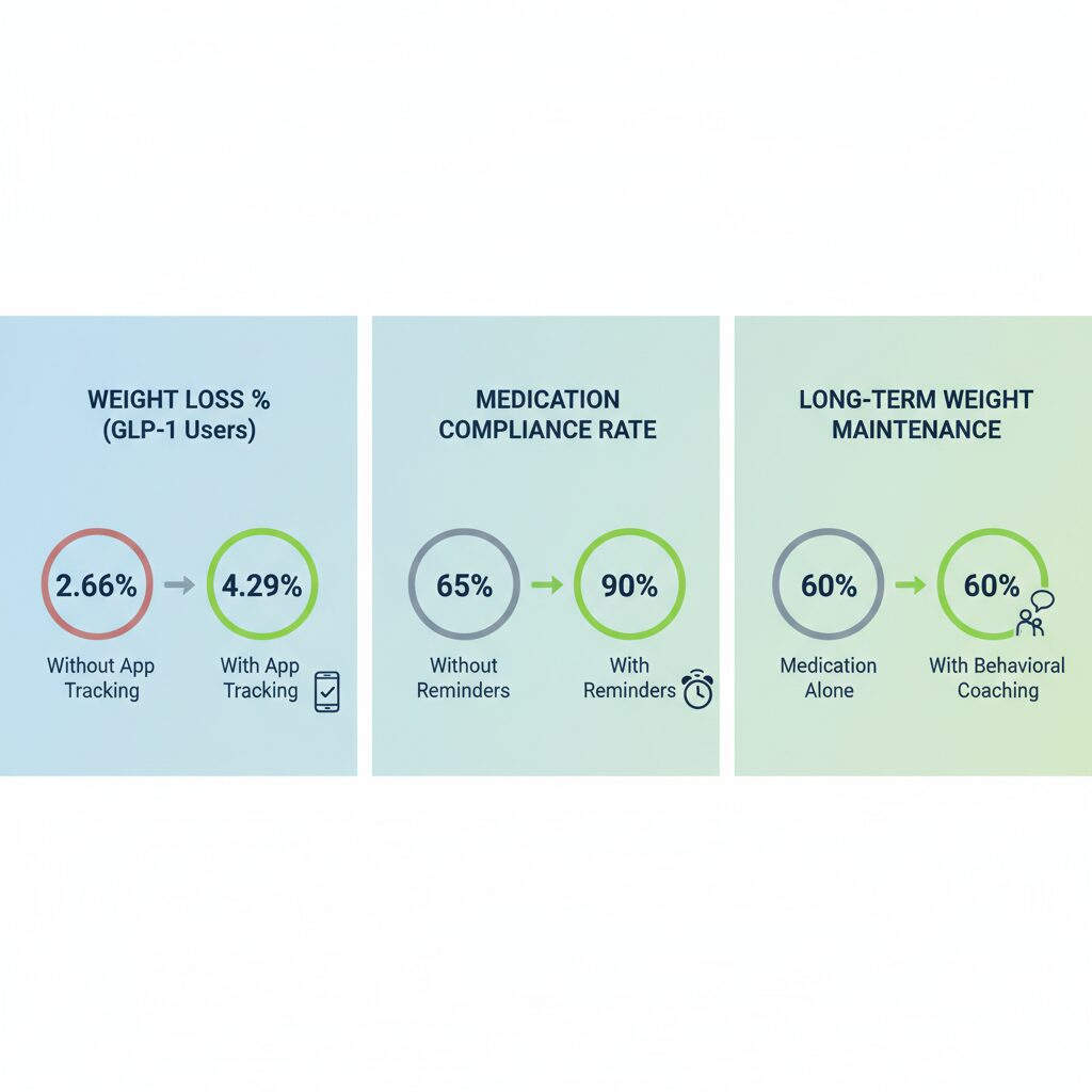 GLP-1 Medications + Coaching Apps = Weight Loss Game Changer: Why Accountability Tools Are Essential in 2026 3 ai generated 1768822378 2 1