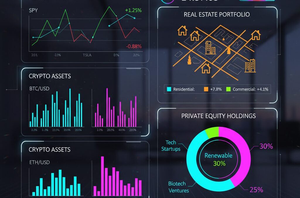 Tired of Chasing Your Scattered Wealth? Discover the Ultimate Dashboards That Unify Stocks, Real Estate, Crypto, and Private Equity in One Real-Time View